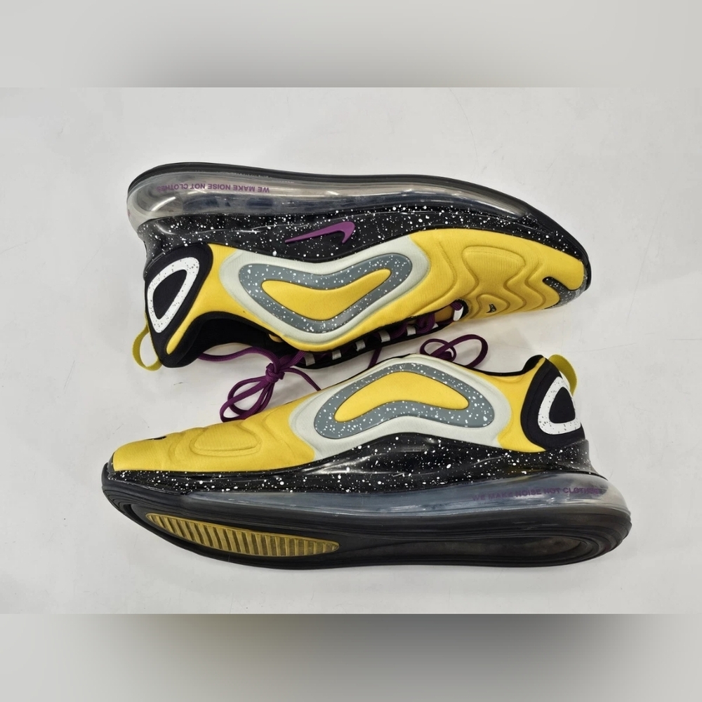 Nike Undercover X Air Max 720 Yellow Black Sneakers MEN 10 OR Women 11.5 - Picture 6 of 10
